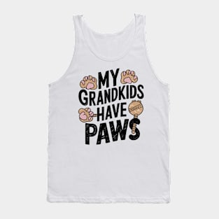 My Grandkids Have Paws Tank Top